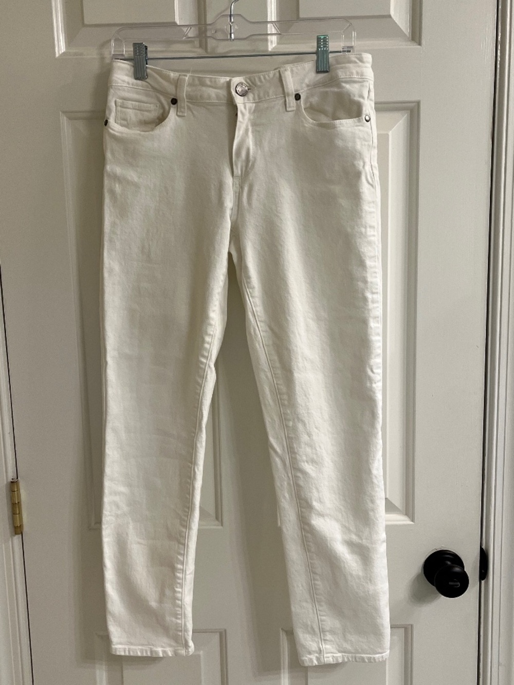 Paige White Wash Skyline Skinny Jeans Size 31